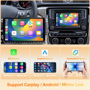 Lecteur multimédia de navigation Carplay 9 pouces 4 cœurs Radio DVD Android pour Passat B7 2010-2019 Carplay 2 Go + 64 Go Lecteur Android - Product Image 2