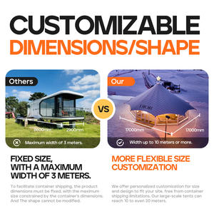 Luxury Modern Steel Glamping <strong>Pod</strong> Container House Eco-Friendly Prefab for Resort &amp; Hotel Use - Product Image 2