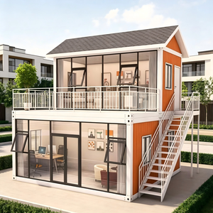 SKYLINE Luxury 20ft Modular Prefab Container Hotel Villas Easy-to-Assemble Shop Made Sandwich Panel Design From China - Product Image 2