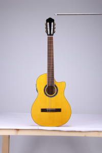Guitare <span class=keywords><strong>flamenco</strong></span> 39 pouces pour étudiants, finition brillante, instruments de musique de qualité ACG10CE - Product Image 2