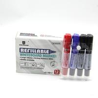 Lot de marqueurs effaçables à sec personnalisables avec logo, 4 couleurs, pour tableau blanc – Fournitures de bureau et scolaires