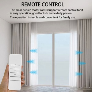 Lifelibero Tuya rideaux électroniques intelligents Mini interrupteur Double <span class=keywords><strong>corniche</strong></span> automatisée pour baie vitrée batterie au Lithium bureau intelligent - Product Image 4