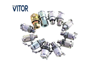 High-quality Hydraulic Pressure Gauge Set (3 Pieces)-Pressure Diagnostic Tool for Excavator Pressure Measurement 6-Month