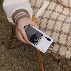 Nuovo Stile YY: Adesivo per Telefono in Tessuto Morbido, <span class=keywords><strong>Portafoglio</strong></span> Portatile per <span class=keywords><strong>Cellulare</strong></span> con 2 Scomparti per Carte e Monete - Product Image 6