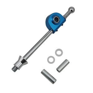 Short <b>Shift</b> Lever For Subaru Impreza 96-01 Aluminum Alloy Adjustable Blue Mechanical Gear <b>Knob</b> - Product Image 5
