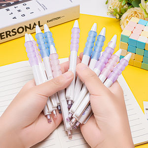 रंग मैकरोन रंग जेल पेन थोक हाथ पोर्टेबल ग्लाइड 0.5 मिमी जेल पेन बच्चे के लिए - Product Image 5