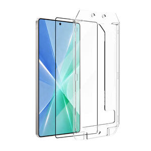 <span class=keywords><strong>Protection</strong></span> d'écran en verre trempé HD pour Samsung Galaxy S26 Ultra S25 S24 Plus, sans bulles, installation facile, applicateur anti-poussière automatique - Product Image 4