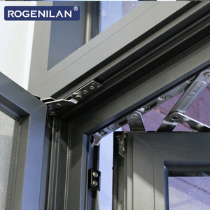 Fenêtres à battants Rogenilan modernes en aluminium, résistantes à l'eau, à double vitrage, à faible émissivité, pour maisons - Product Image 6