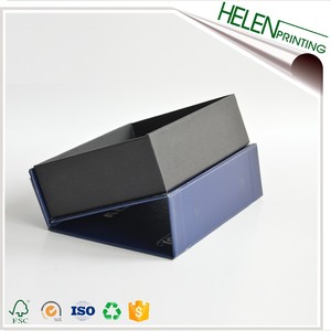 Caja de Joyería Personalizada de Alta Calidad con Cierre Magnético Ecológico, Empaque de Cartón con Papel Dorado para Cosméticos, Laminación Mate - Product Image 4