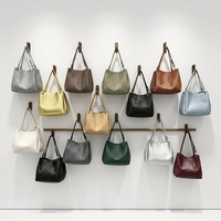 Sac fourre-tout de luxe pour femme en PU tressé à la main avec trois sangles et chaîne, capacité 2-2,9 L, multicolore, tendance