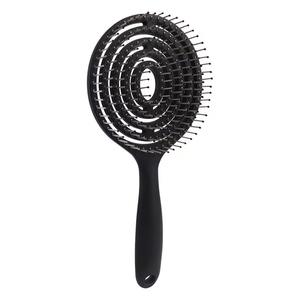 Brosse humide en plastique démêlante pour cheveux <span class=keywords><strong>Amazon</strong></span>, peigne découpé, brosse de Massage pour sucettes - Product Image 2