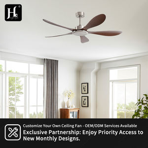Ventilador de Techo Moderno de 46 56 Pulgadas, Decorativo, con 5 Aspas, Motor de CC, Cuerpo de Lámpara de ABS, para Hogar y Oficina, Control Remoto de CA - Product Image 6