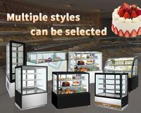 Fabriqué en Chine Dessert Vitrine Boulangerie Refroidisseur Affichage Arc Gâteau Vitrine Refroidisseur Affichage Gâteau Réfrigérateur