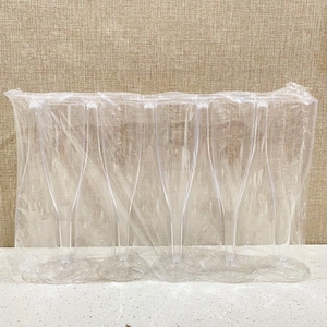 Flûtes à champagne en plastique à bord doré, 1 pièce Flûtes à champagne en verre personnalisées pour <span class=keywords><strong>mariage</strong></span> - Product Image 5