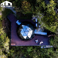 Kit de tente dôme en verre géodésique Geo Dome House de haute qualité pour Glamping Resort