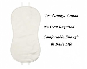 Paquete de Compresas de Aceite de Ricino Orgánico de Algodón para Abdomen, Vientre y Estómago, Reutilizable, para Cuidado Corporal - Product Image 4