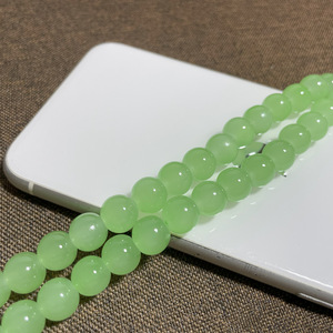 Nouvelles perles rondes en lucite de couleur unie, accessoires de bijoux DIY, bracelets, colliers, chaîne de téléphone portable, fabrication de bijoux - Product Image 5