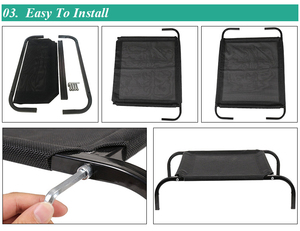 Camas de Camping para perros, cama elevada para perros, impermeable, hamaca de refrigeración para mascotas - Product Image 5