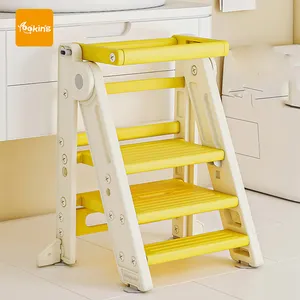 Foldable Learning Tower Hand Washing And Tooth Brushing Steps Kids Learning Tower Hdpe Learning Tower Kitchen Helper