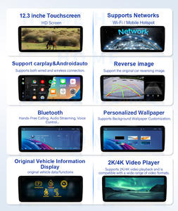 Pantalla Multimedia para Automóvil con Sistema Linux de 12.3 Pulgadas para Mercedes-Benz Clase GLE <span class=keywords><strong>GLS</strong></span> 2016-2018, Consola <span class=keywords><strong>Central</strong></span> Carplay, Navegación GPS - Product Image 6