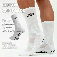 Échantillon Gratuit Chaussettes de Sport Personnalisées avec Logo, Respirantes, Antidérapantes, Chaussettes de Football Athlétiques, Chaussettes de Sport Personnalisées avec Grip