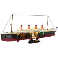 PANDAS 2288 pièces Ensemble de briques 3D Titan, modèle de bateau de croisière Titanic, jouet de construction DIY pour enfants de 5 à 7 ans et adultes