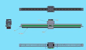 Kit de test d'imprimante 3D linéaire à commande de mouvement, équipement électrique avec moteur de haute précision Vs580as2r7b V - Product Image 3