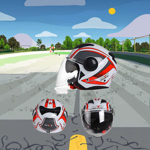 2025 Eagle King Unisex All-Season <span class=keywords><strong>Casco</strong></span> antiniebla de doble lente de alta definición para hombres y mujeres Montar en <span class=keywords><strong>coche</strong></span> eléctrico y motocicleta - Product Image 5