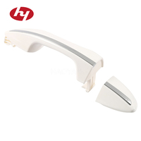 69250-02120 Poignée de porte de voiture extérieure blanche avec bande chromée pour Toyota