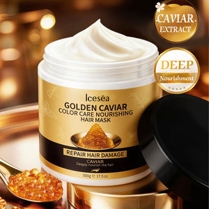 ไอซ์ซี โกลเด้น คาเวียร์ คัลเลอร์-ฟิกซ์ซิ่ง นอริชชิ่ง แฮร์ มาส์ก - Product Image 1