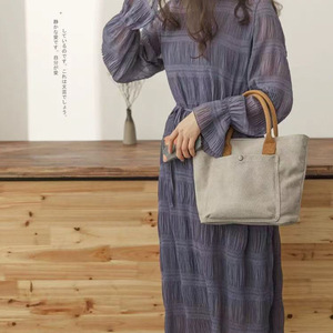 Sac en toile pour <span class=keywords><strong>femme</strong></span>, sac à bandoulière, sac d'école pour étudiant, grande capacité, résistant à l'usure, sac en toile pour le travail quotidien - Product Image 2