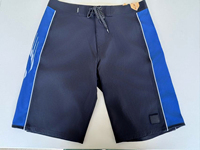 Shorts pour hommes en tissu de sport respirant à séchage rapide, à taille élastique, en spandex/polyester uni, pour la plage, la natation, le surf, la course à pied