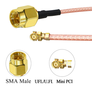 RG178 UFL MHF1 a SMA <span class=keywords><strong>Antena</strong></span> macho <span class=keywords><strong>Cable</strong></span> <span class=keywords><strong>coaxial</strong></span> Baja pérdida SMA macho a U.fl <span class=keywords><strong>Cable</strong></span> de puente de extensión <span class=keywords><strong>para</strong></span> radios Wi-Fi - Product Image 3