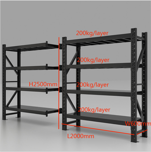 ชั้นวางของเหล็กปรับระดับได้สำหรับคลังสินค้าจากจีน - Product Image 3