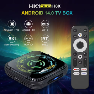 2025 vente chaude HK1 <span class=keywords><strong>RBOX</strong></span> H8X Android 14 Octa Core TV Box 2GB 16GB décodeur avec Wifi 6 BT HK1 <span class=keywords><strong>RBOX</strong></span> H8X TV Box - Product Image 2