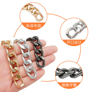 Aluminum Plated 800 Silver Chain Shoulder Strap 6x11x3.4mm 14x11x3mm 14x10x3mm 12x8x2.5mm High Quality Bag Accessory Replacement - Product Image 2