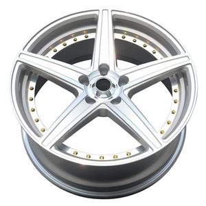 Rines RSJ Cóncavos de <span class=keywords><strong>5</strong></span> Birlos con Orificios Huecos de <span class=keywords><strong>18</strong></span> Pulgadas 18x8/9 5x112/113/114.3 de Aleación Magnésica para Autos de Pasajeros - Product Image 2