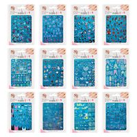 Plaque d'estampage multi-styles pour ongles Lune, fleurs, papillons et design français Outil d'impression d'ongles en acier inoxydable