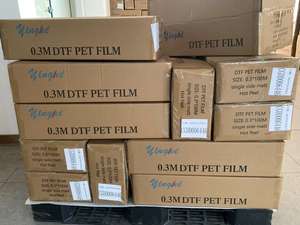 Yinghe ฟิล์มพิมพ์อิงค์เจ็ตแบบดิจิตอลขนาด60ซม. 30ซม. * 100ม. ม้วนฟิล์ม DTF สองด้านสำหรับการพิมพ์ฟิล์ม PET - Product Image 2