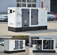Generadores Insonorizados DCEC 6BTAA5.9-G12 de 150 kVA, Grupo Electrógeno Diésel Silencioso con Generadores Cummins de 120 kW en Venta