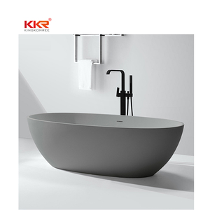 KKR – <span class=keywords><strong>baignoire</strong></span> autoportante en forme de bateau, Style tendance, bleu, blanc, vente en gros, articles de salle de bain personnalisés en acrylique, Surface solide - Product Image 1