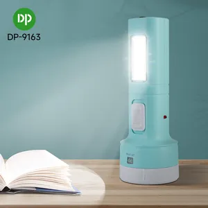 Plastic High Power Widely Used Portable and Rechargeable Cheap Bright Torch Light with Plug