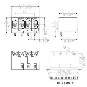 <span class=keywords><strong>MHS</strong></span> 5/02 <span class=keywords><strong>MHS</strong></span> 5/04 Weidmuller 8000072506 8000072497 Conector enchufable PCB - Product Image 5