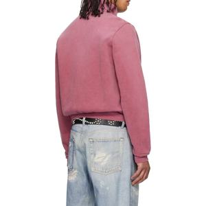 เสื้อฮู้ดฟลีซแบบซิป ขนาดใหญ่พิเศษ สไตล์สตรีทแวร์ วินเทจ คอทรงกรวย ผ้าฟลีซซันเฟด แบบเรียบๆ ไม่มีลาย - Product Image 4