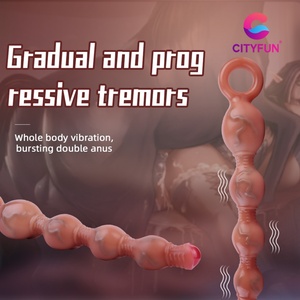CITYFUN - Bolas Anales Vibratorias, Bolas para el Canal Vaginal, Vibrador de Silicona Líquida, Masajeador, Tapón Anal, Juguetes Sexuales para Mujeres y Hombres Gay - Product Image 6