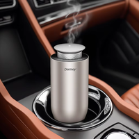 Diffuseur d'arômes pour voiture et maison Huile essentielle Smart Rechargeable Sans eau Électrique de luxe Portable Contrôle tactile Garantie 1 an
