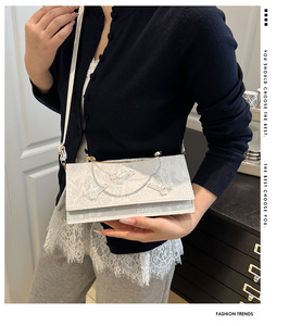 ALL0248 Nouveau sac à bandoulière pour femme de luxe en cuir PU Doublure en polyester Fermeture à glissière Style tendance <span class=keywords><strong>Voyage</strong></span> et usage quotidien - Product Image 6