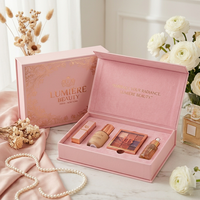 Boîte de maquillage de luxe avec logo personnalisé et boîte rigide