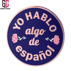15年工厂定制金属搪瓷翻领针Yo <span class=keywords><strong>Hablo</strong></span> Algo De EspanolI说一些西班牙语翻译语言学习者礼物 - Product Image 5