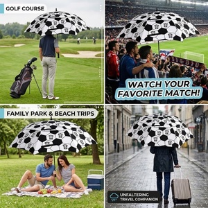 Professional Golf <b>Umbrella</b> Oversize Double Canopy Windproof Auto Open Rain <b>Umbrella</b> Non Slip Handle for Men Women Outdoor - Product Image 3